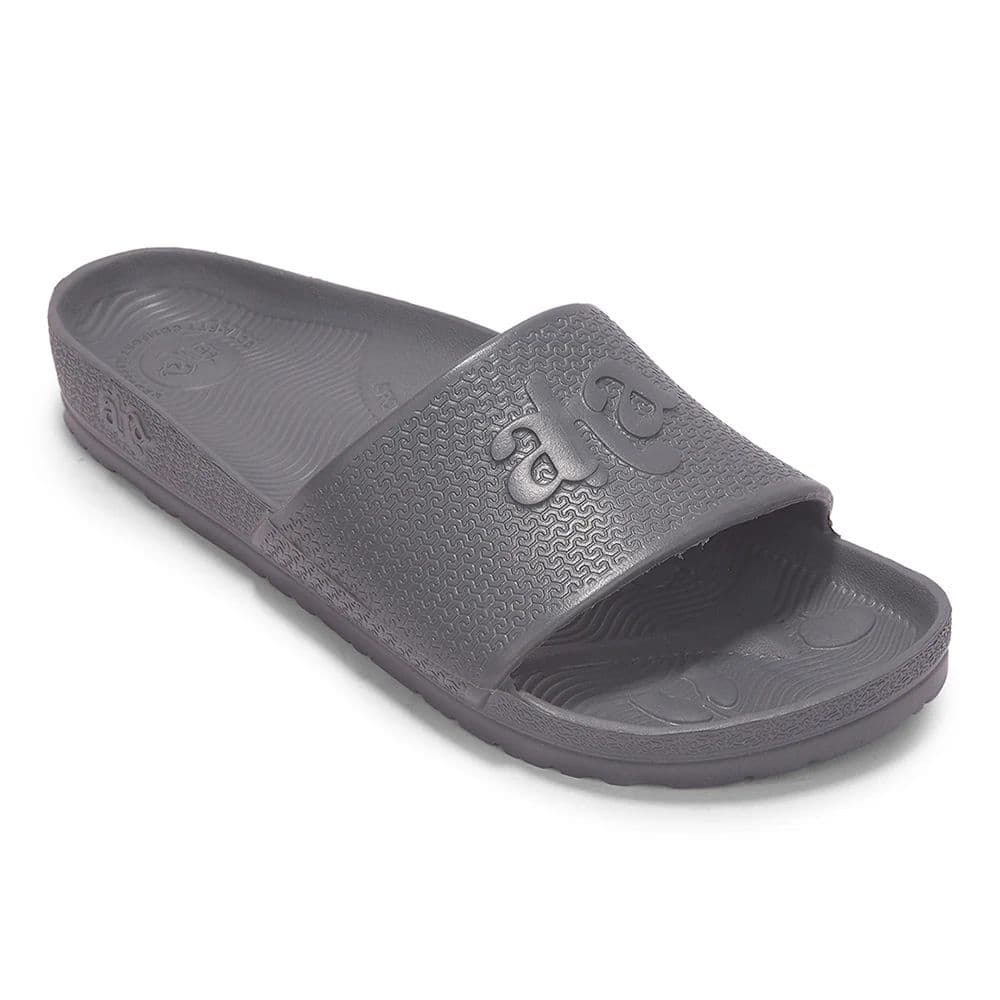 A-HA DOCTOR-2M Dark Grey Casual Slip on Slides for Men by Liberty — 6/40 / Dark Grey