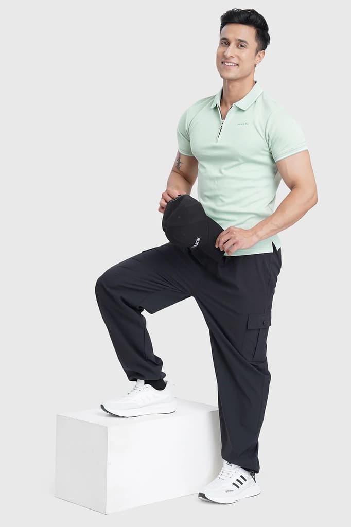 Heritage Polo T-shirt Pista Green — S