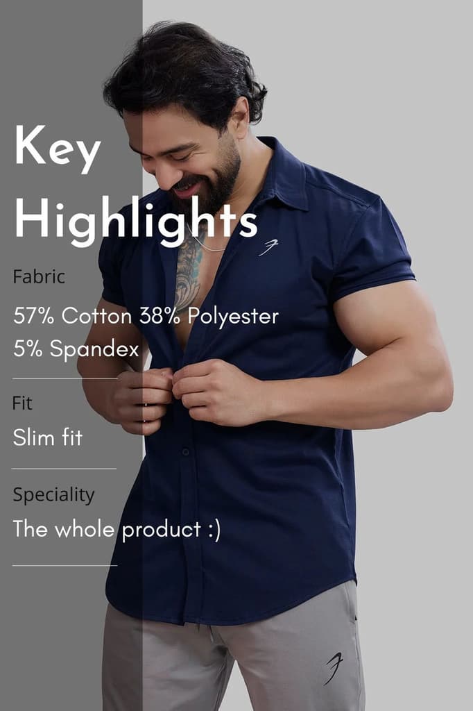 Aero Shirt Navy — photo 8