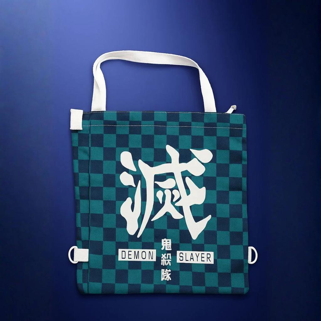 Anime Tote Bag Collection | Stylish Reusable Shopper Canvas Bag — Demon Slayer