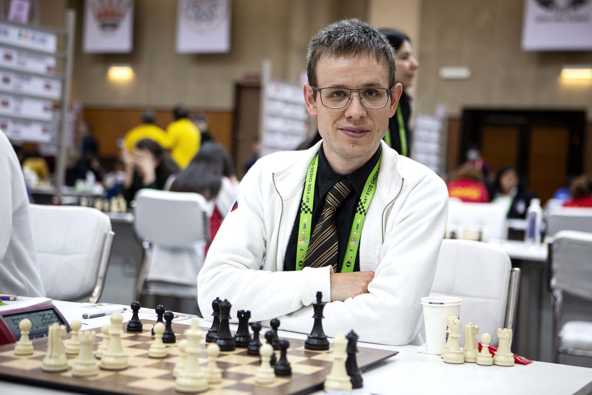 GM David Navara zagra w Katowicach