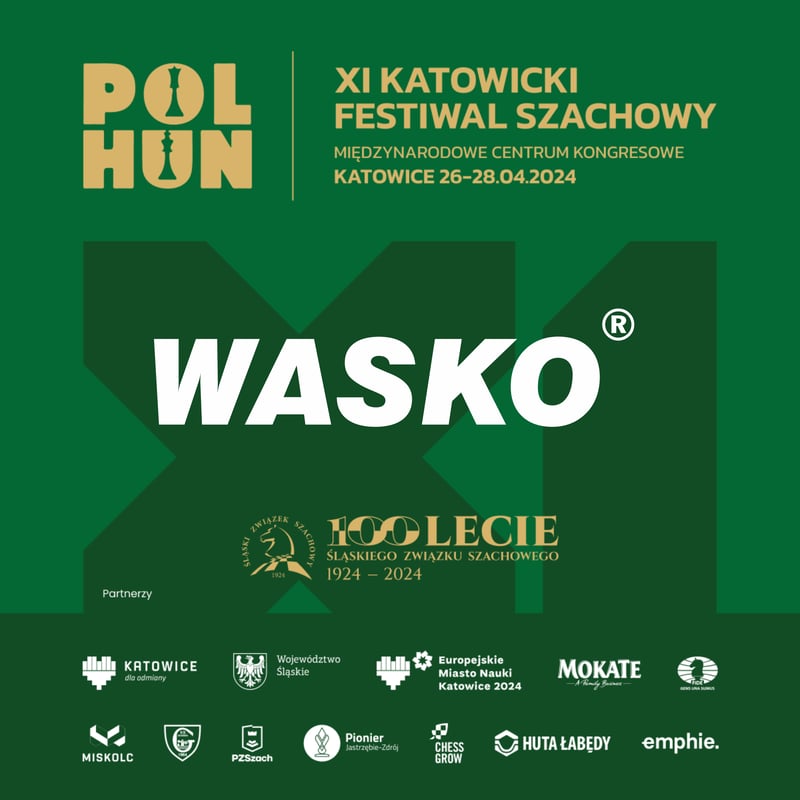 WASKO Partnerem XI Katowickiego Festiwalu Szachowego, oraz obchodów 100-lecia Śląskiego Związku Szachowego