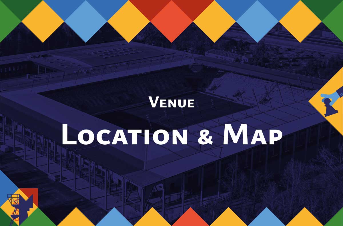 Venue location and map