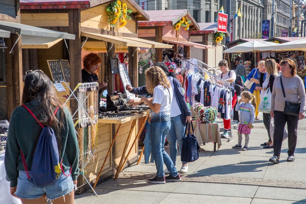 Jarmark na rynku w Katowicach. Fot. S. Rybok
