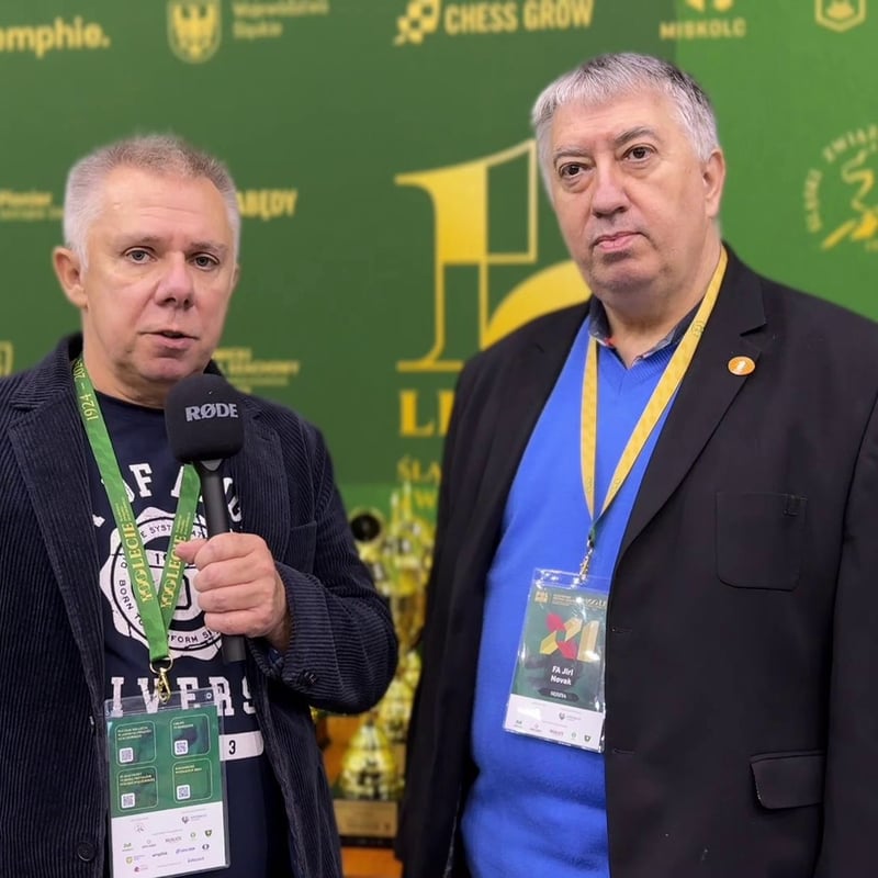 Jiri Novak o współpracy ze Śląskim Związkiem Szachowym