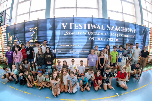 Zgrupowanie śląskich juniorów podczas Festiwalu w Ustroniu