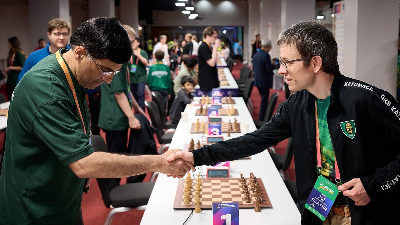 2025.06.12 London, United Kingdom
FIDE World Rapid Team Championship 2025
Viswanathan Anand, David Navara
credit: Rafal Oleksiewicz/FIDE