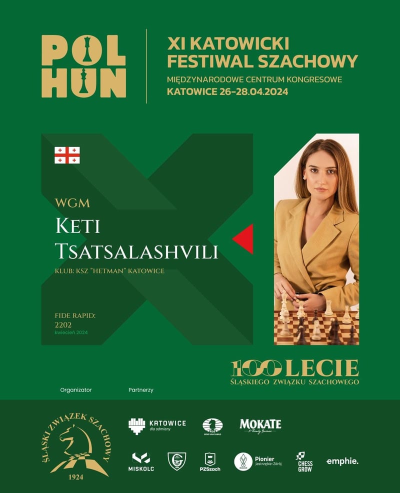 Gruzińska arcymistrzyni zagra na Festiwalu