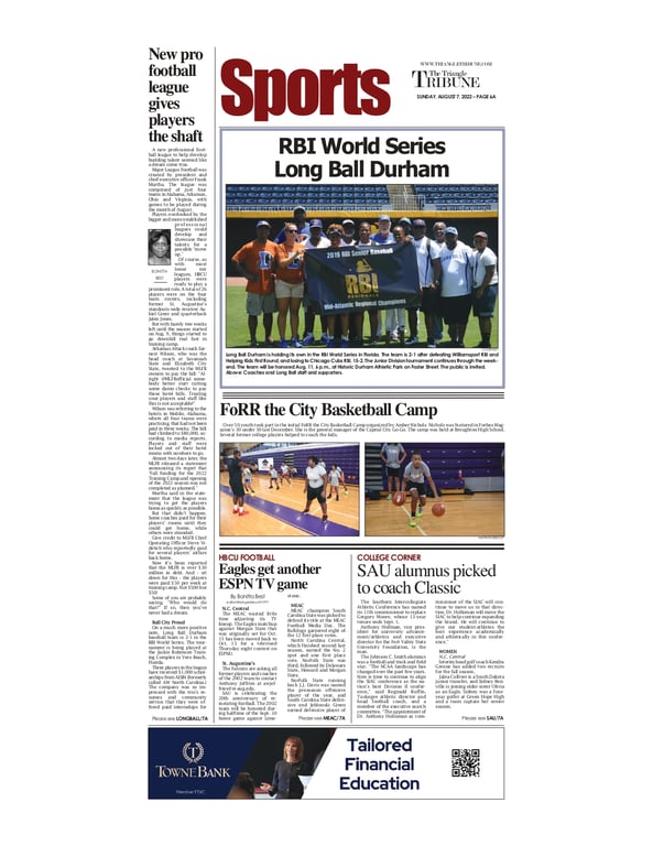 FoRR The City basketball camp newspaper feature