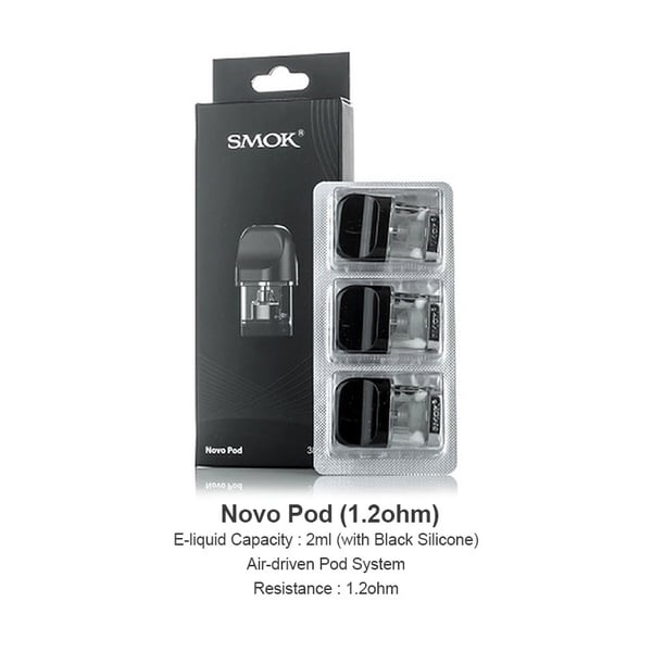 SMOK Novo Pod 1.2ohm Cartridge 2ml (3pcs/pack)