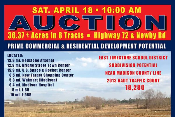 36.37 Acres — 8 Tracts
