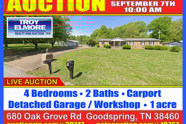 4-Bedroom Home on One Acre