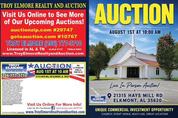 🚨UPCOMING AUCTION🚨 Saturday, August 1st 