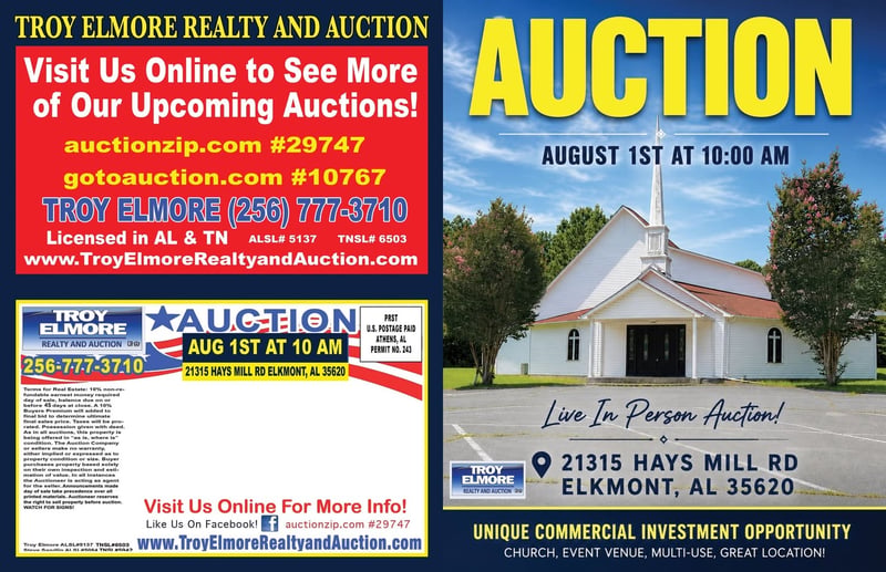 🚨UPCOMING AUCTION🚨 Saturday, August 1st 
