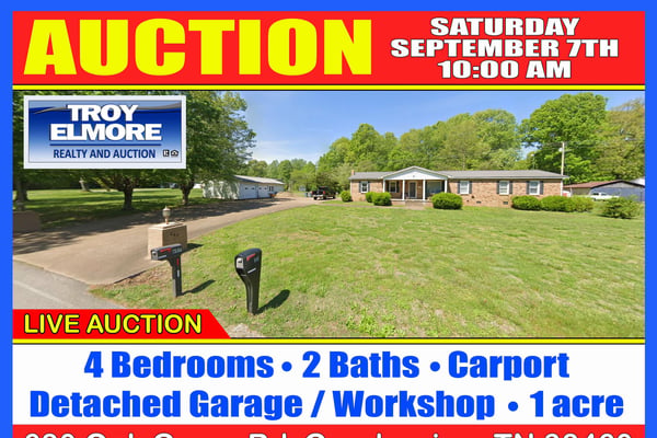 4-Bedroom Home on One Acre
