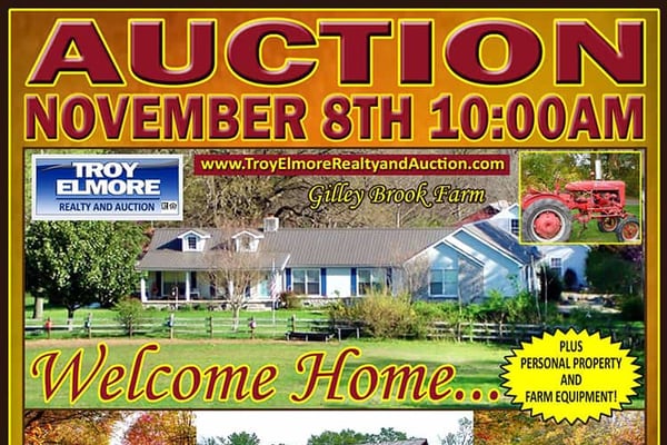 3 BR Home on 20+/- Acres