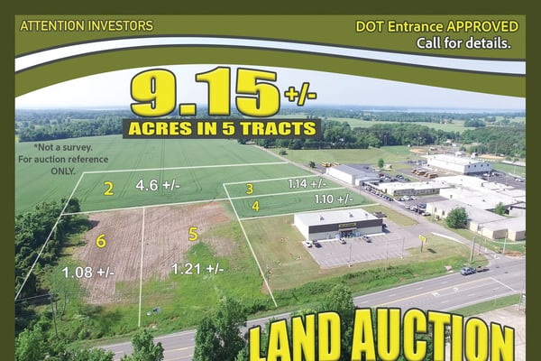 9.15 Acres on Hwy 72 & Ezell Rd