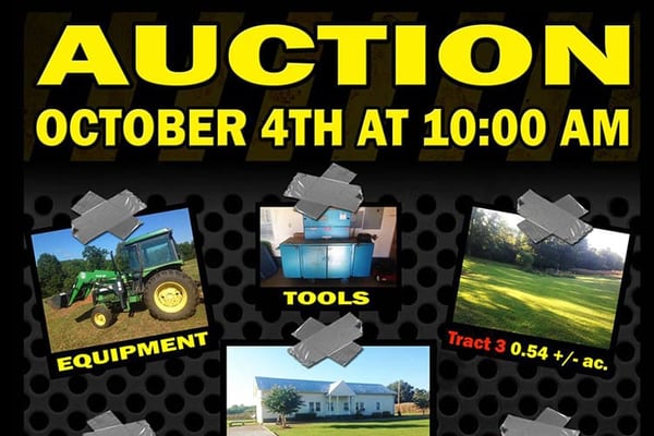 Duplex on 15+ Acres — 4 Tracts