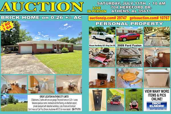3 BD / 2 BA HOME - VEHICLES - FURNITURE - TOOLS