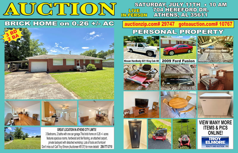3 BD / 2 BA HOME - VEHICLES - FURNITURE - TOOLS
