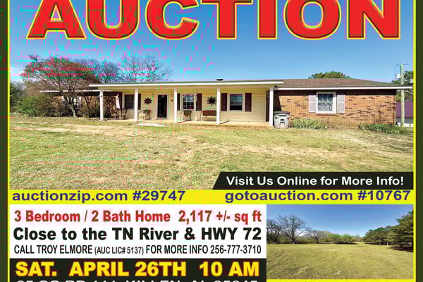 3-Acre Home Near TN River