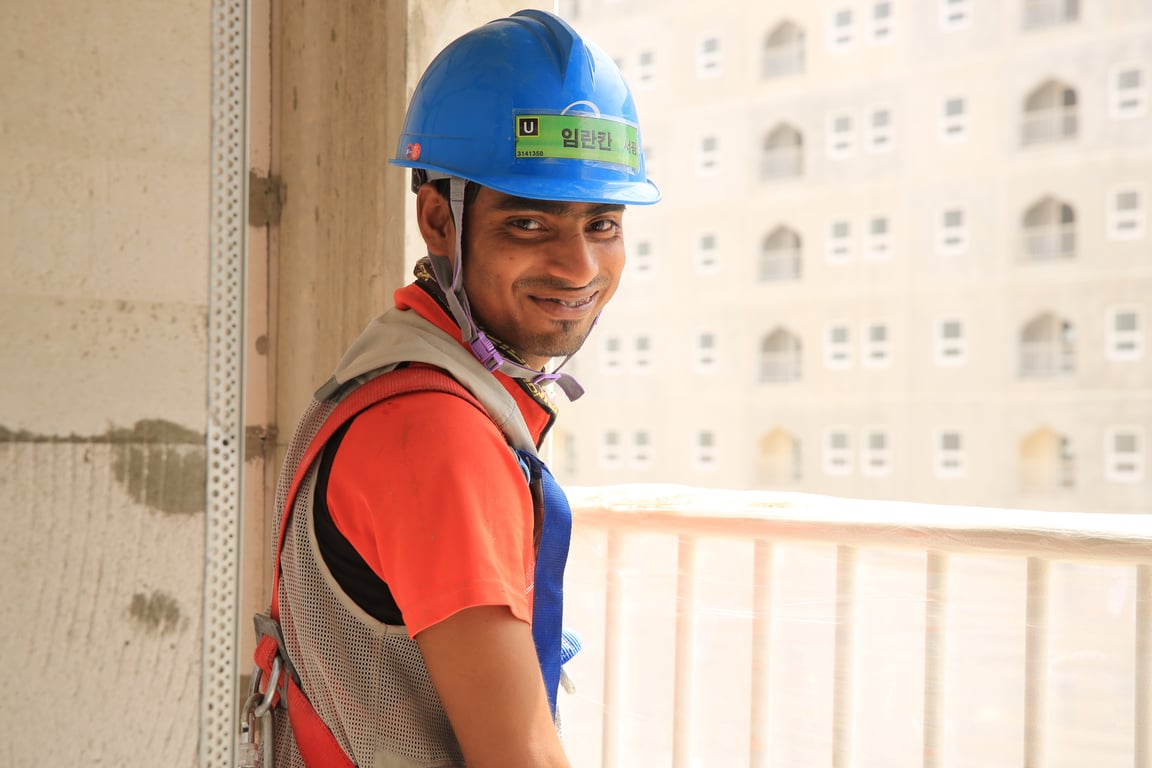 construction jobsite worker