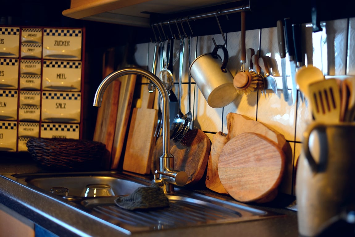 blocked kitchen sink drain