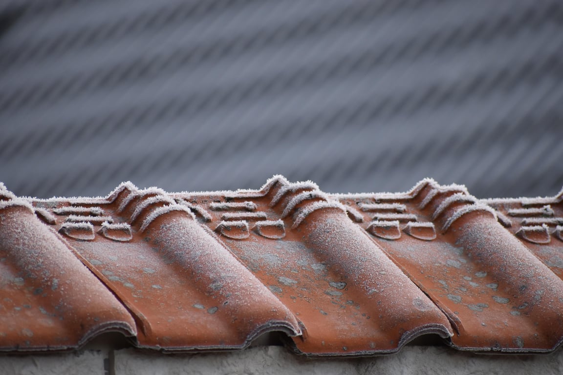 roofing contractor inspecting roof