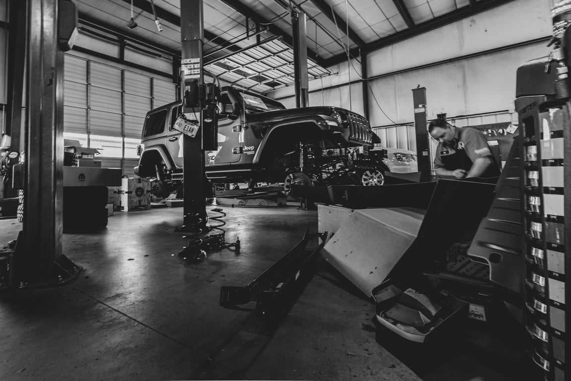 Jeep Wrangler repair shop