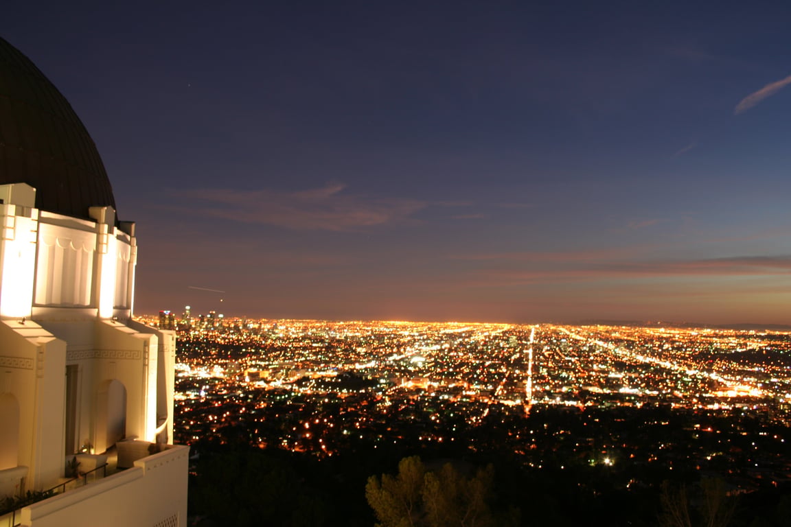 Griffith Observatory night view