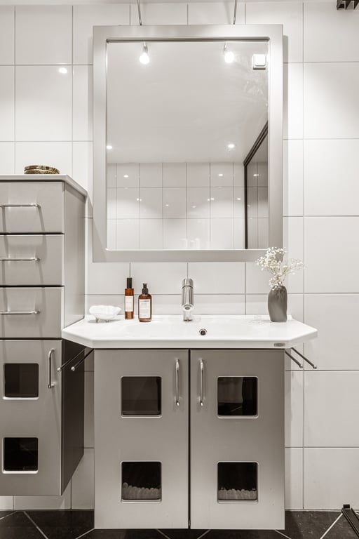 modern bathroom remodel