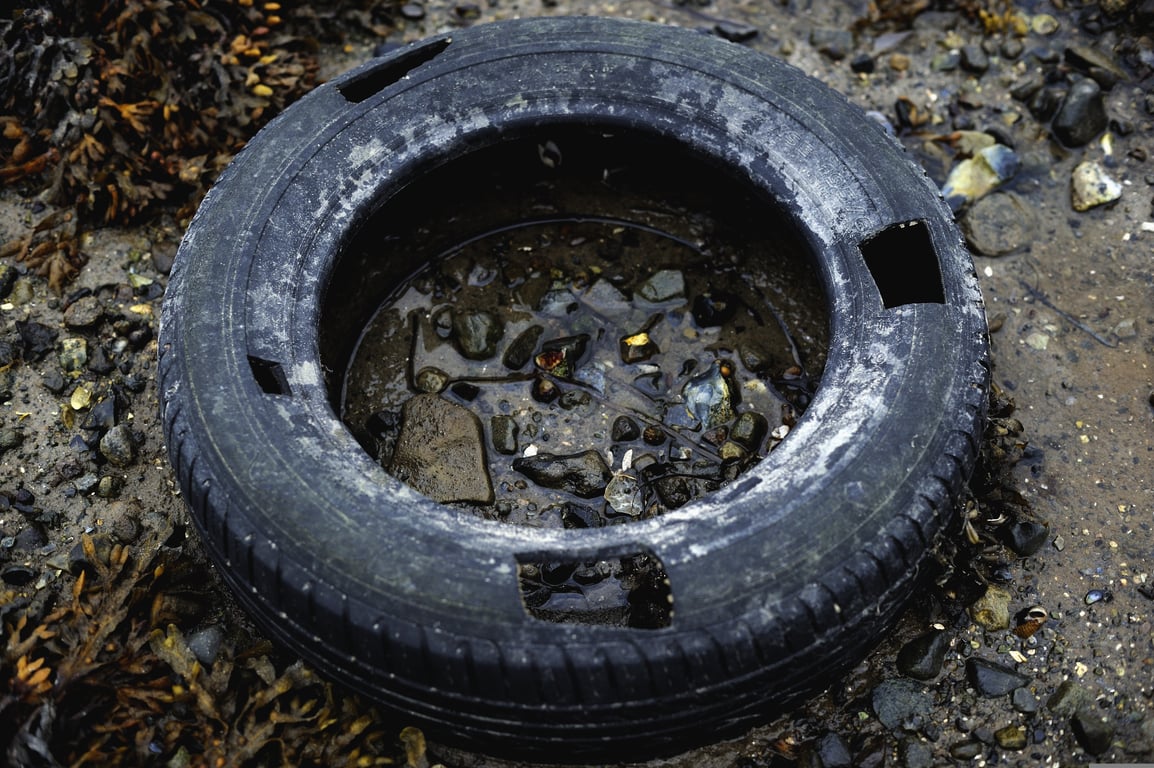used tires at tire shop