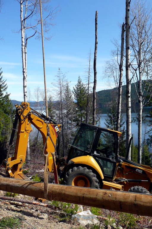 compact backhoe loader