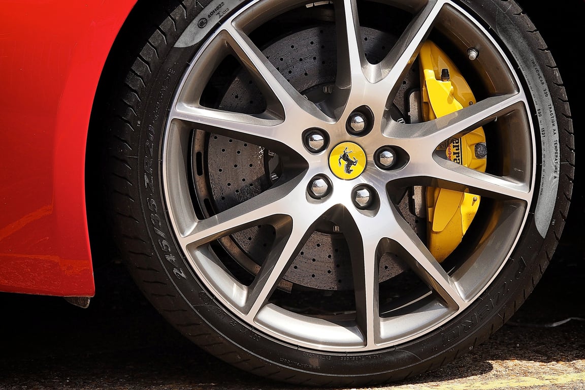 17-inch alloy wheel and tire