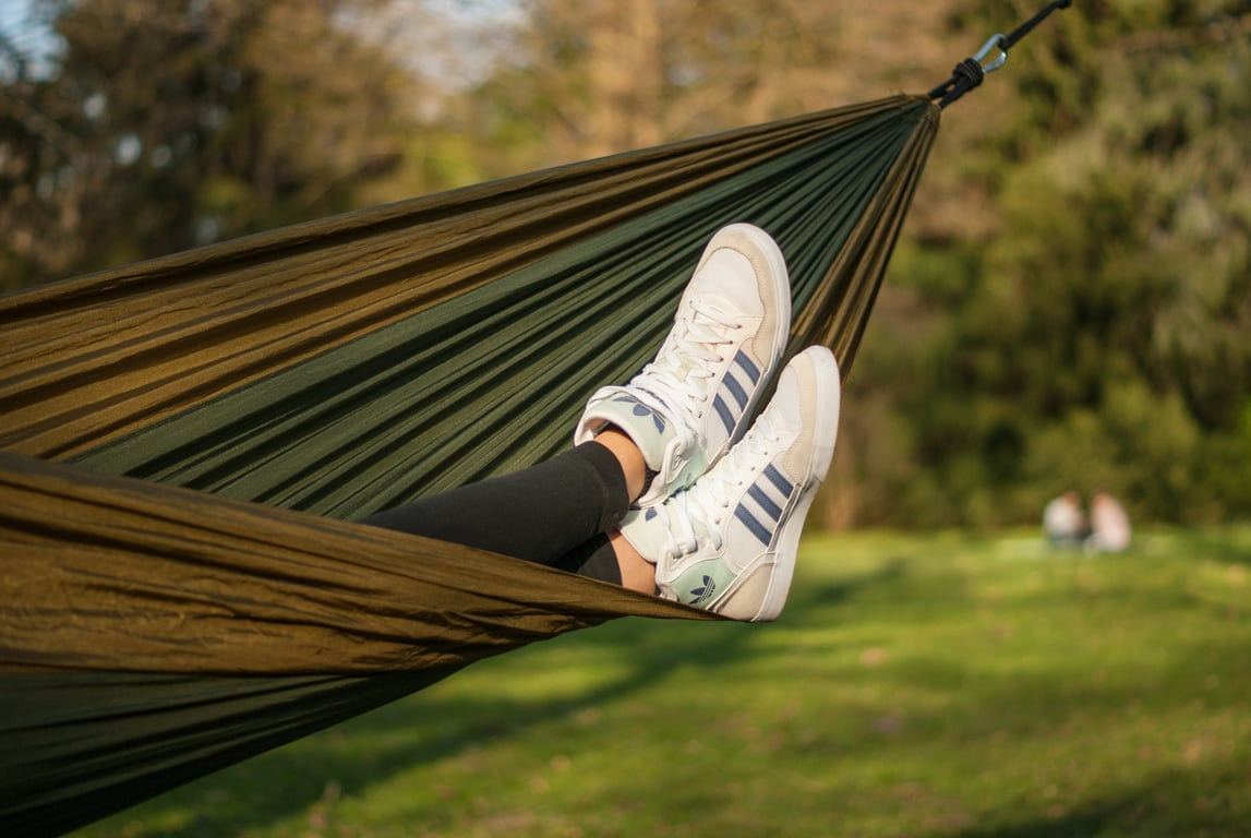 hammock camping tarp setup