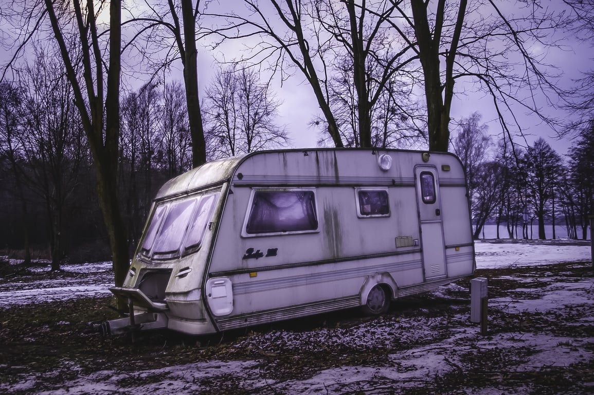 travel trailer campsite