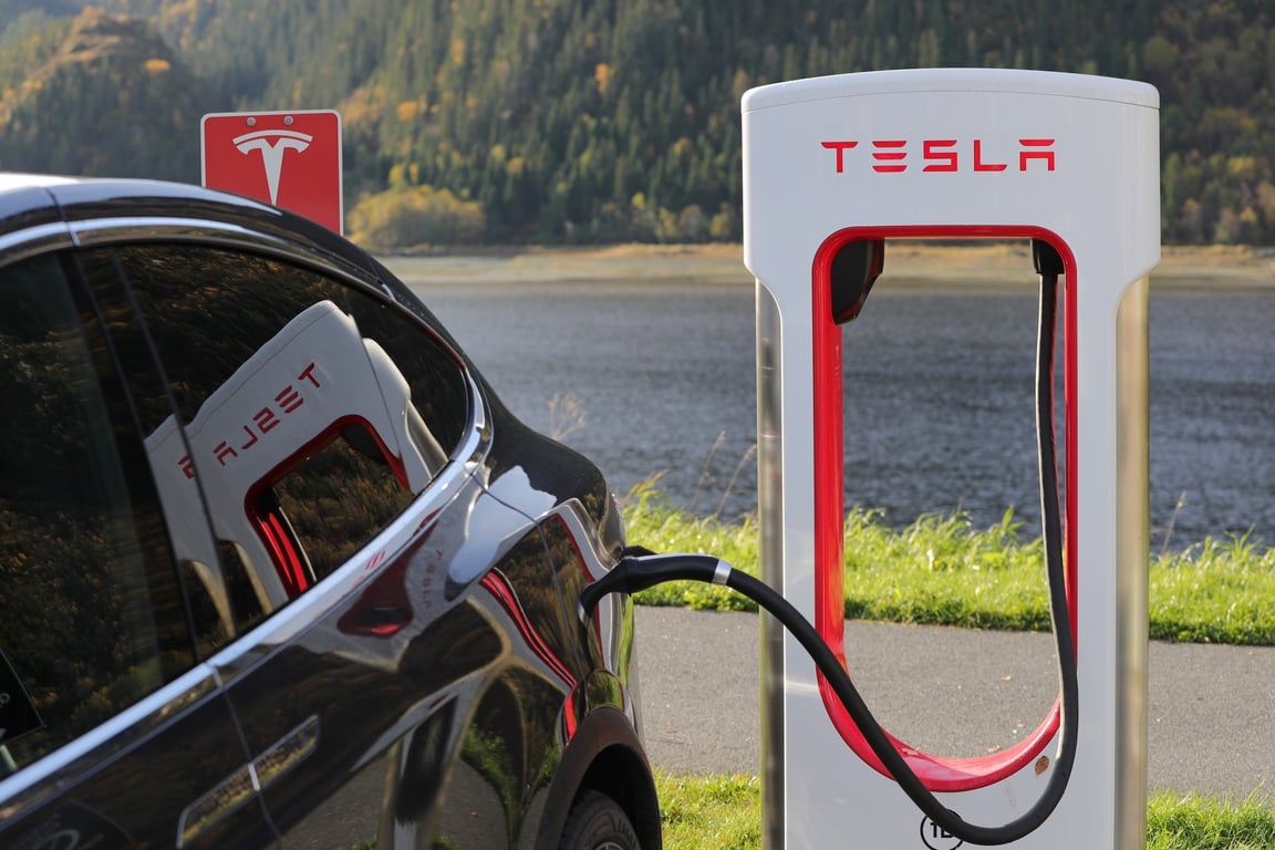 Tesla home charging station
