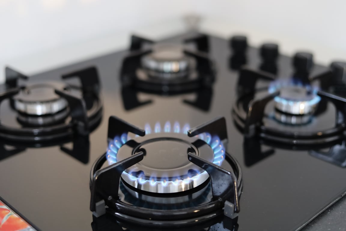 two-burner camp stove