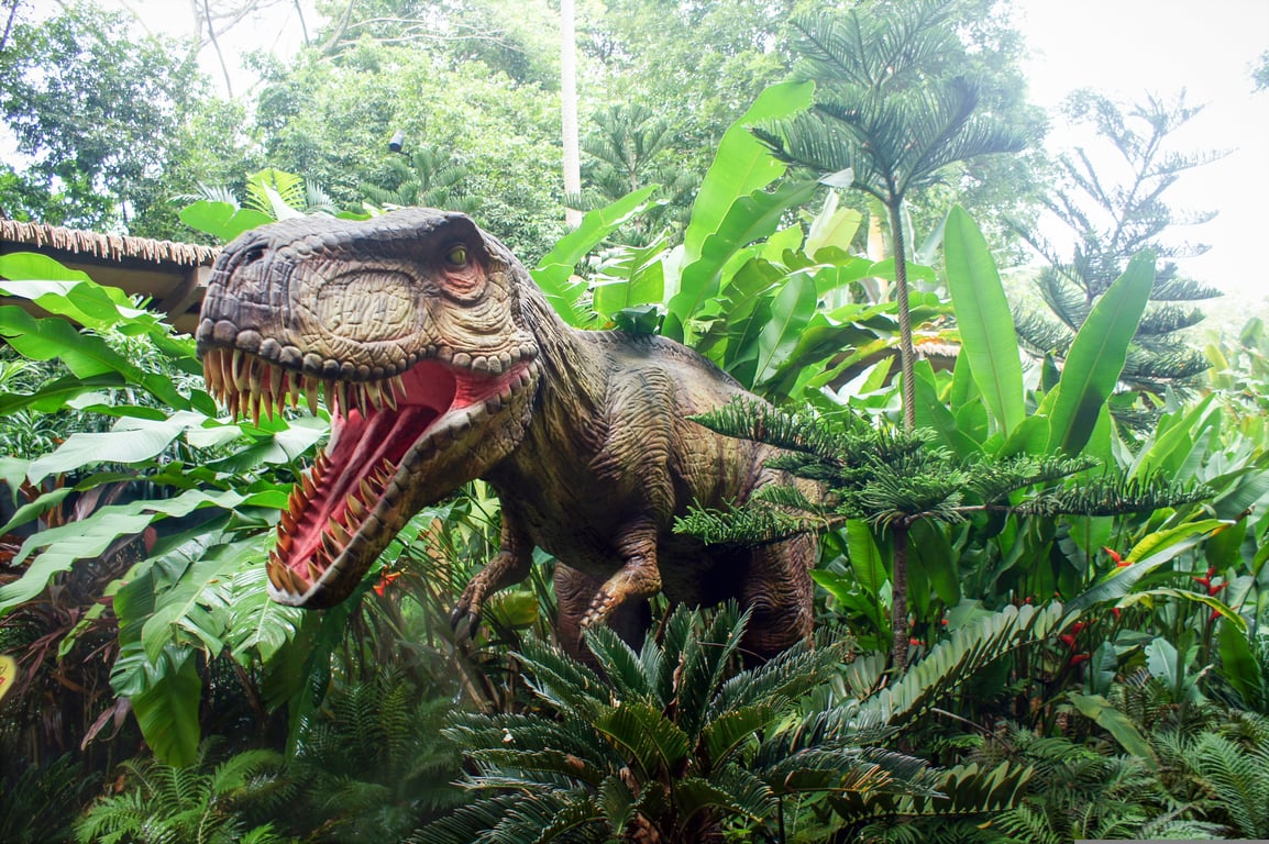 Jurassic Park animatronic dinosaur