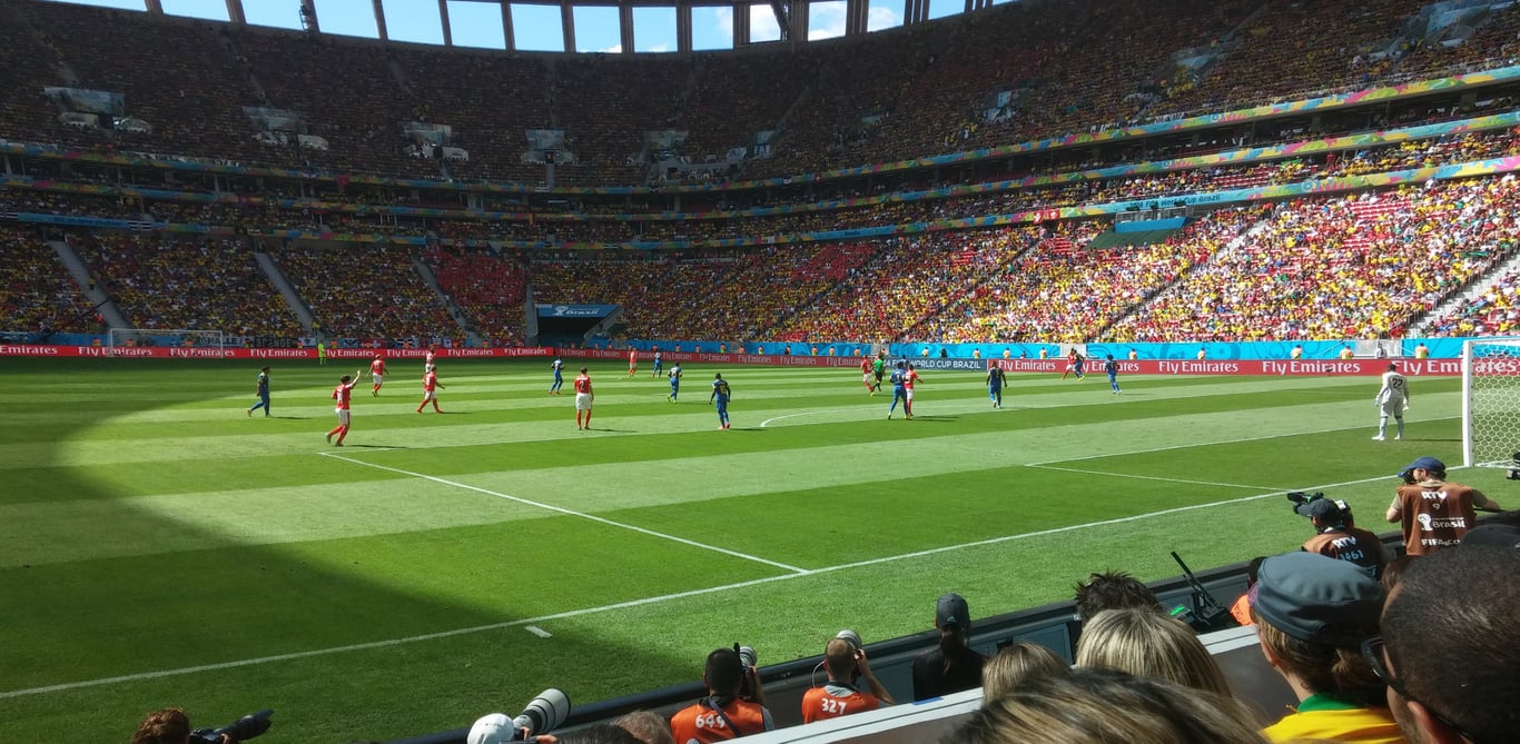 World Cup stadium crowd