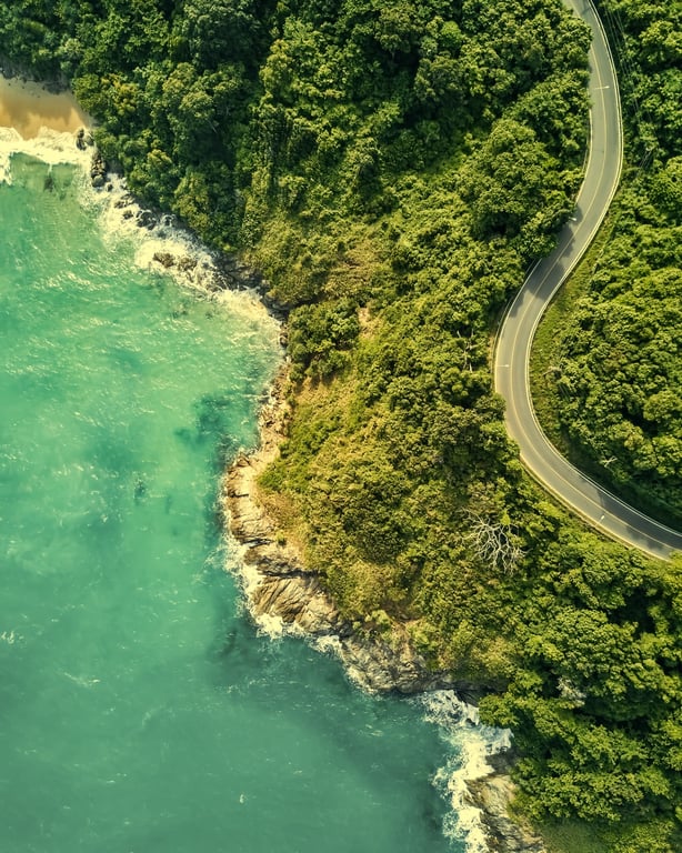 scenic coastal road