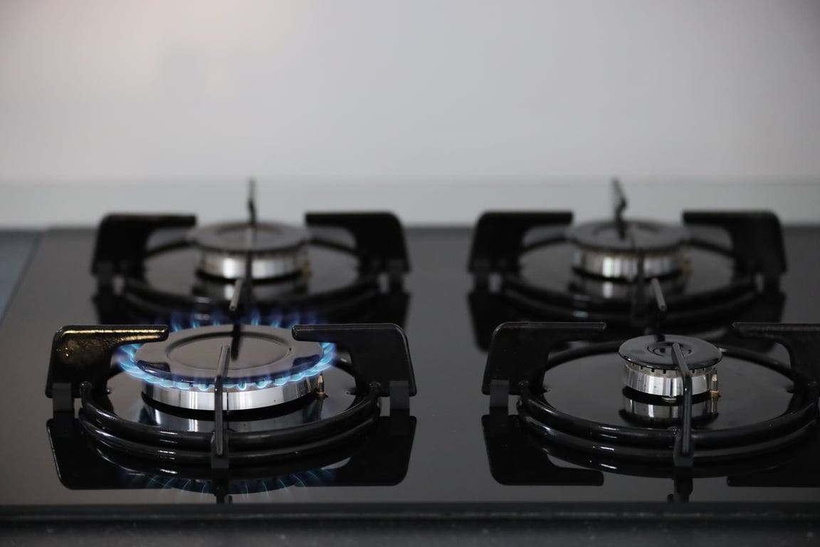 two-burner camp stove