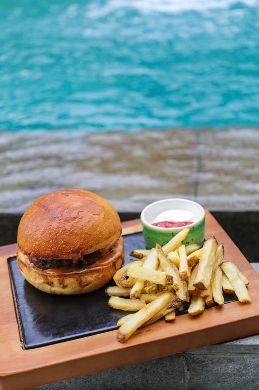 poolside food trailer