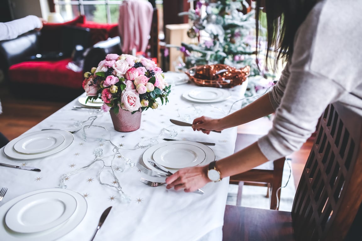 senior preparing meal at home