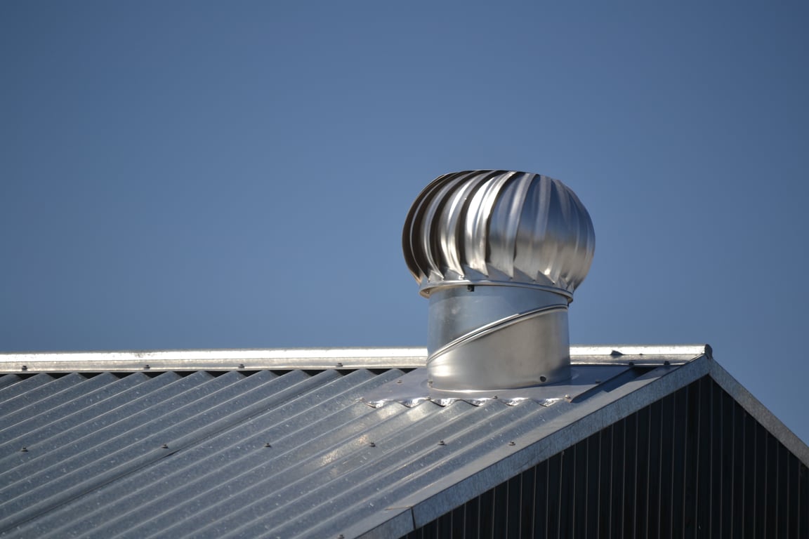 RV furnace exterior vent