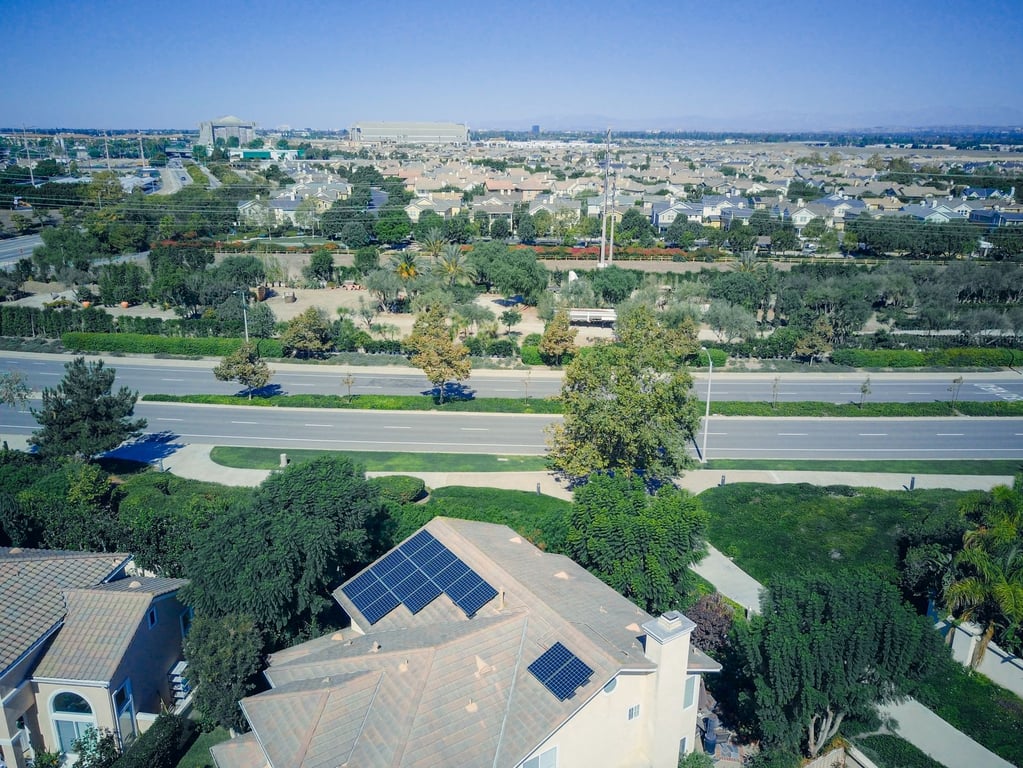 residential rooftop solar panels