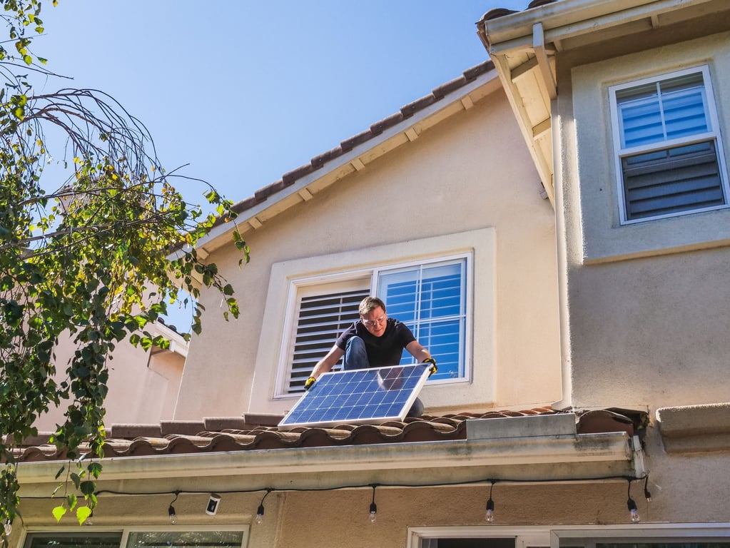 residential rooftop solar panels