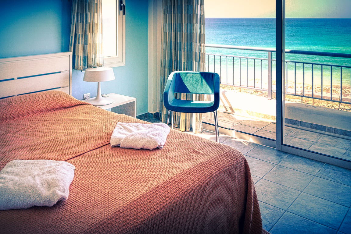 hotel room balcony