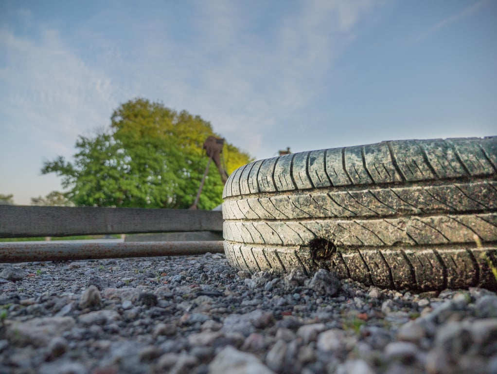 used tire inspection