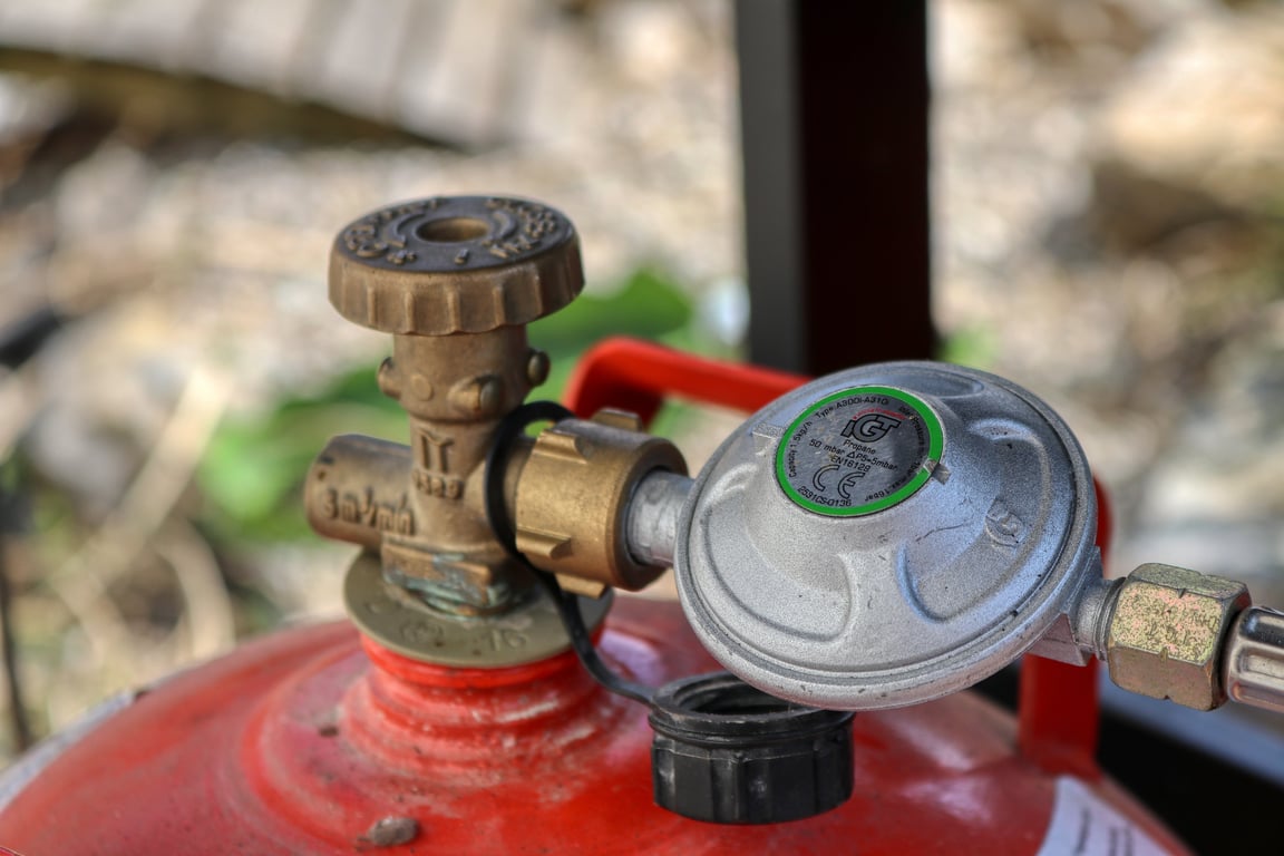 two-burner camp stove